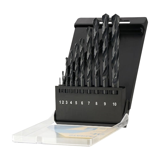 Stanley (STA56030-QZ) 1-10mm HSS-R Metal Drill Bit Set (10 pc.)