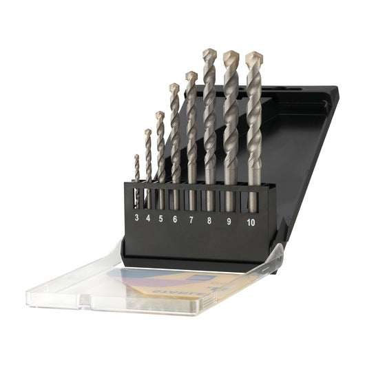 Cassete de brocas para alvenaria Stanley (STA56040-QZ) com 8 peças, 3-10 mm