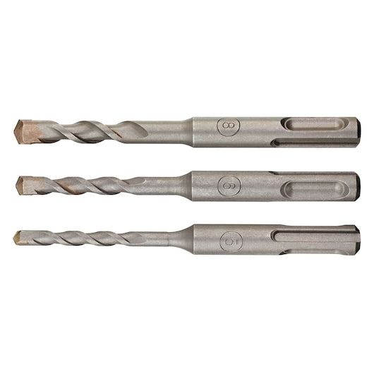 Conjunto de brocas para concreto Stanley (STA56120-QZ) SDS-PLUS com encaixe de 5 mm a 8 mm (3 peças)