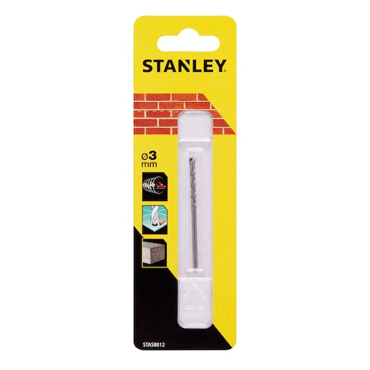 Broca de precisão para alvenaria Stanley (STA58012-QZ) 3 x 60 mm
