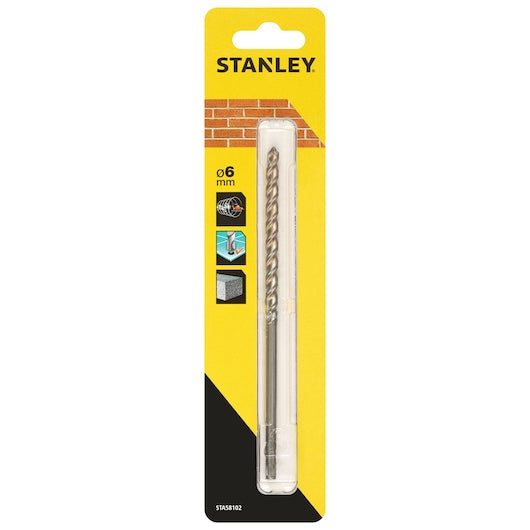 Broca de precisão para alvenaria Stanley (STA58102-QZ) 6 x 150 mm