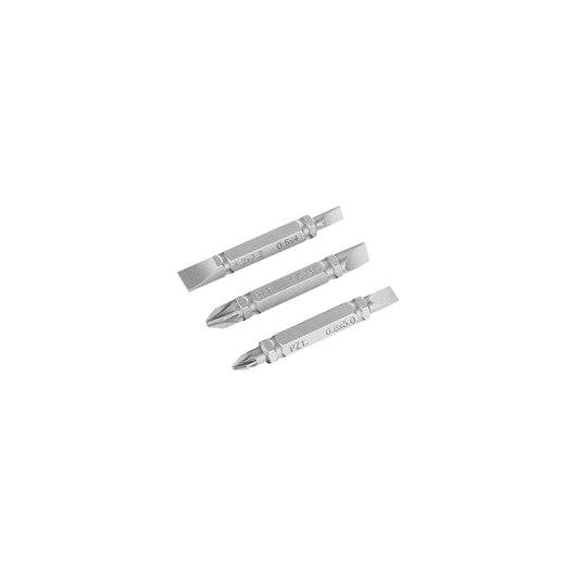 Conjunto de 3 bits de chave de fenda de ponta dupla Stanley (STA61380-XJ) 48 mm PZ-SL