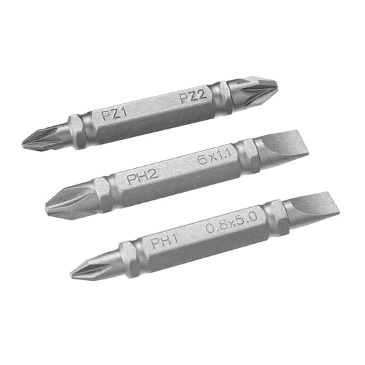 Stanley (STA61381-XJ) Pontas de chave de fenda dupla PH, SL de 48 mm (pacote com 3)