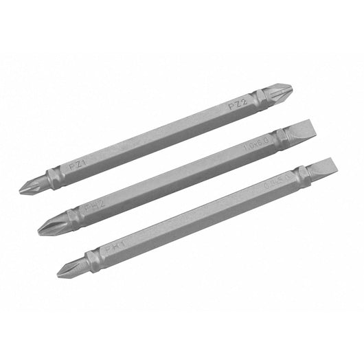 Stanley (STA61384-XJ) Pontas de chave de fenda dupla PH, SL, PZ de 86 mm (pacote com 2)