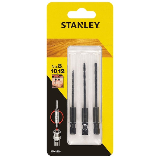 Conjunto de bits piloto de substituição Stanley (STA62509-XJ) de 8 a 12 mm