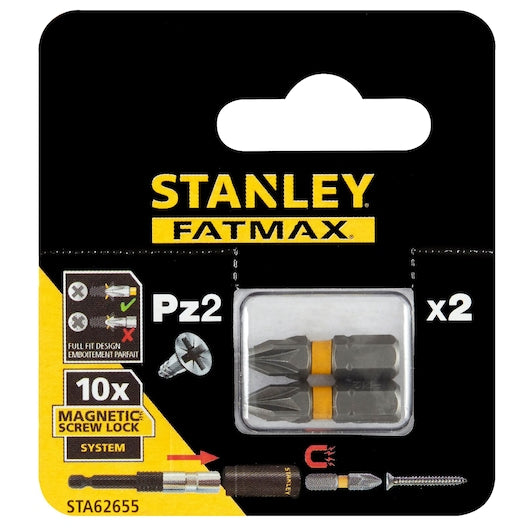 Stanley (STA62655-XJ) Parafuso Pz2 25mm x2