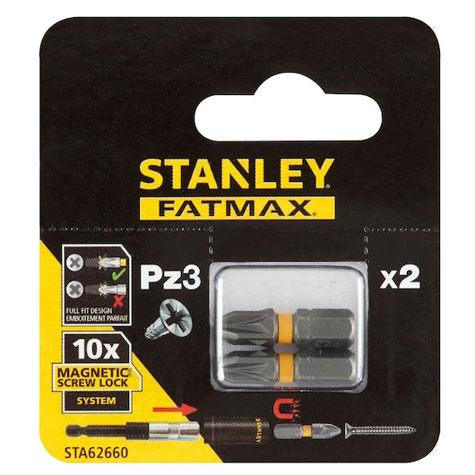 Stanley (STA62660-XJ) Parafuso Pz3 25mm x2