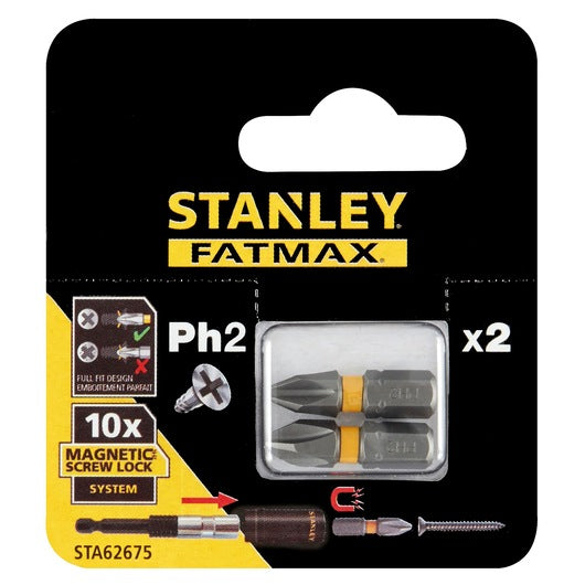 Stanley (STA62675-XJ) Parafuso Ph2 25mm x2
