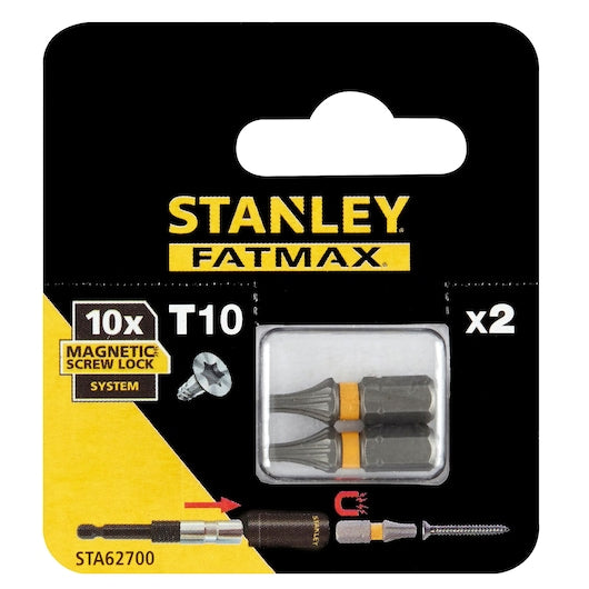 Stanley (STA62700-XJ) Tornillo de fijación T10 25 mm x2