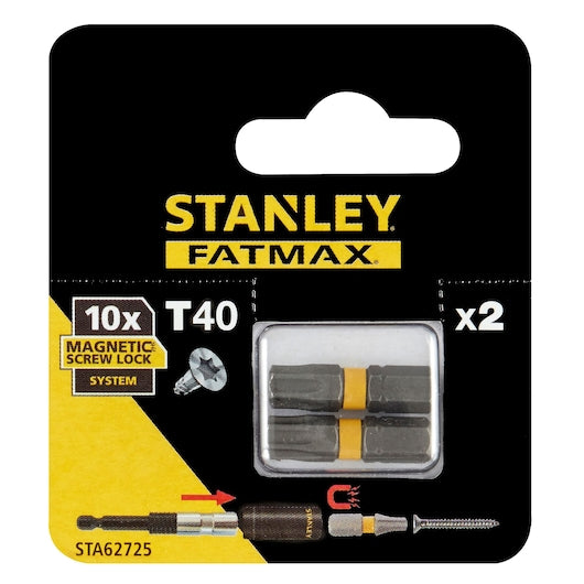 Stanley (STA62725-XJ) Parafuso de fixação T40 25mm x2