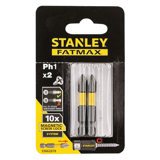 Stanley (STA62870-XJ) Tornillo de fijación Ph1 50 mm x2