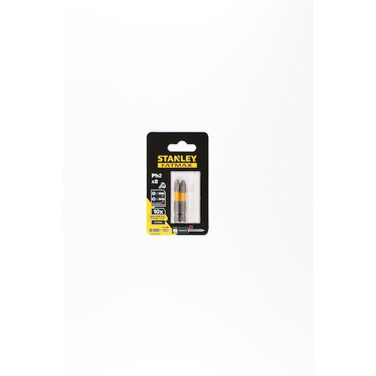 Punta de destornillador Stanley (STA62875-XJ) FATMAX® de 50 mm con bloqueo de tornillos PH2 x 2
