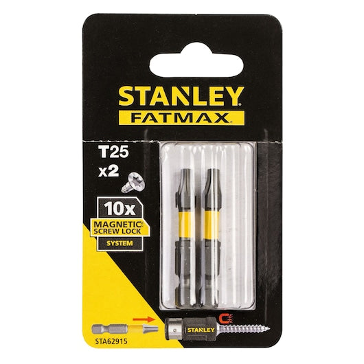 Stanley (STA62915-XJ) Parafuso de fixação T25 50mm x2