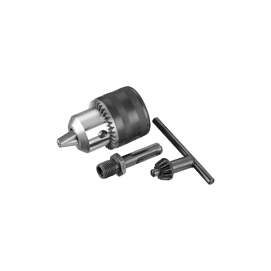 Mandril reversível Stanley (STA66355-QZ) de 13 mm com chave - 1/2" x 20 UNF e adaptador SDS+