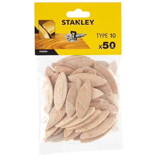 Cavilhas de encaixe de madeira Stanley (STA66501-QZ) nº 10 (pacote com 50)