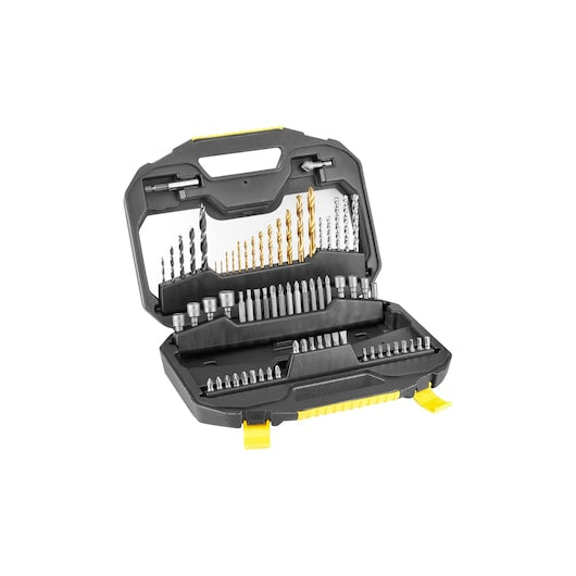Conjunto de 70 peças mistas para furar e parafusar Stanley (STA7184-XJ)