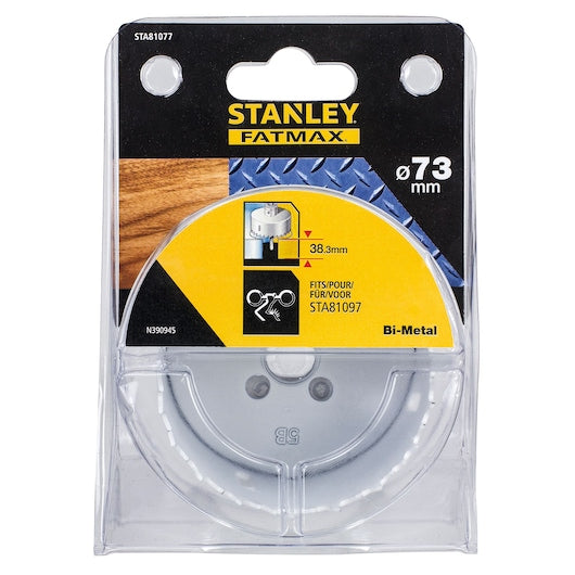 Serra copo bimetálica Stanley (STA81077-XJ) FATMAX® de 73 mm