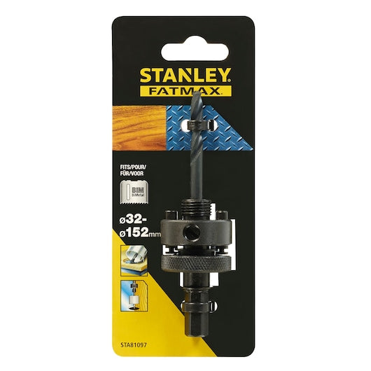 Mandril Stanley (STA81097-XJ) FATMAX® de 32 a 152 mm para serras copo bimetálicas