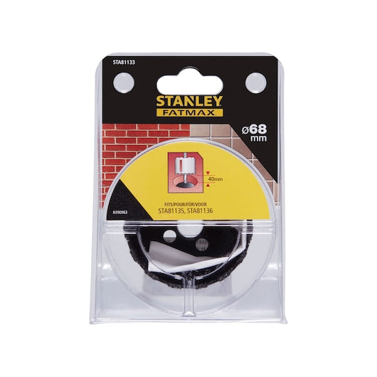 Serra copo Stanley (STA81133-QZ) com grão de carboneto de 68 mm