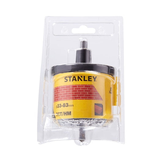Conjunto de serras copo Stanley (STA81167-XJ) com grãos de carboneto de tungstênio, 33/53/67/73/83 mm
