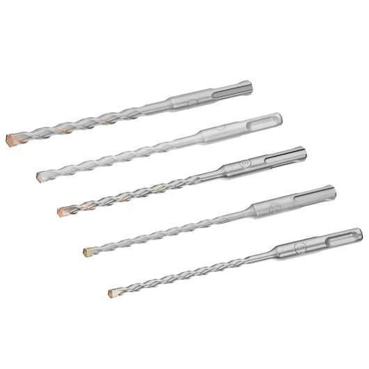 Stanley (STA85050-XJ) Casete de 4 brocas para hormigón con conexión SDS-PLUS de 5-8 mm x 160 mm