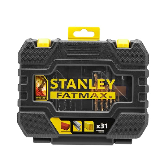 Conjunto misto de brocas e aparafusadores Stanley (STA88540-XJ) FATMAX® (31 peças)