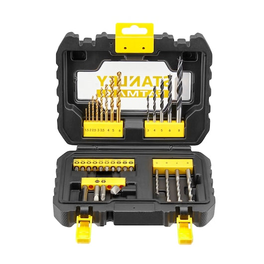 Conjunto misto de brocas e aparafusadores Stanley (STA88540-XJ) FATMAX® (31 peças)