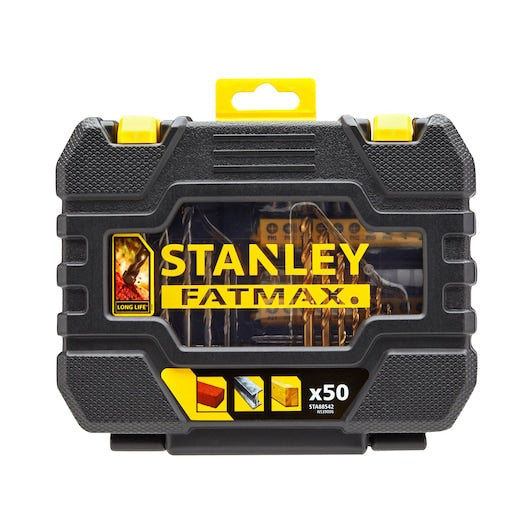 Conjunto misto de brocas e aparafusadores Stanley (STA88542-XJ) FATMAX® (50 peças)