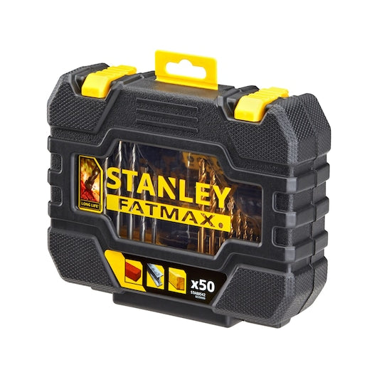 Conjunto misto de brocas e aparafusadores Stanley (STA88542-XJ) FATMAX® (50 peças)