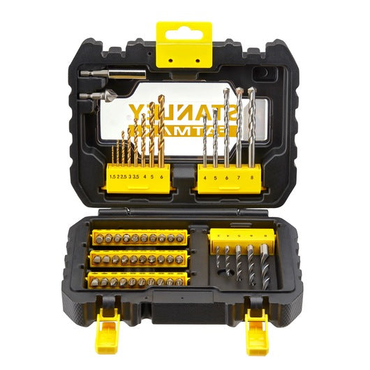 Conjunto misto de brocas e aparafusadores Stanley (STA88542-XJ) FATMAX® (50 peças)