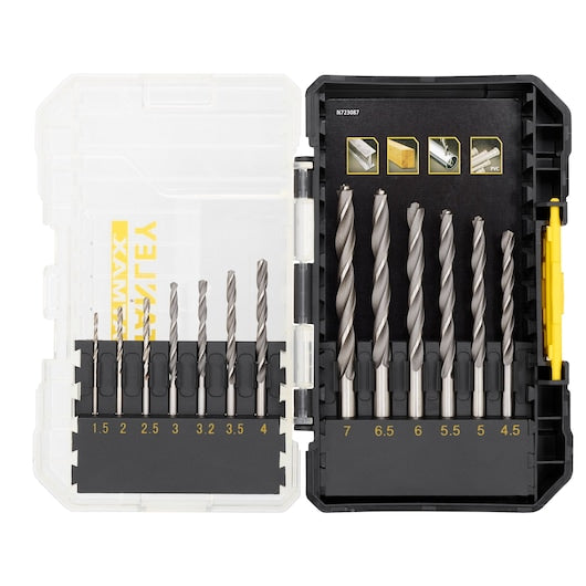 Stanley (STA88553-XJ) FATMAX® 1.5 - 7mm Precision Metal Drill Bit MULTI-STACK™ Set (13 pc.)