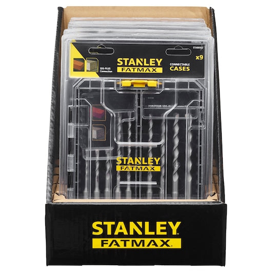 Stanley (STA88562-XJ) FATMAX® Juego de 9 brocas para hormigón MULTI-STACK™ de 5-12 mm x 110/160 mm