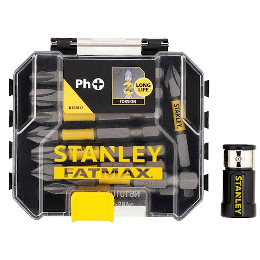 Puntas de destornillador de torsión Stanley (STA88564-XJ) FATMAX® de 50 mm PH x10 con anillo magnético