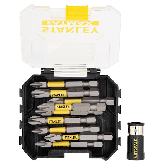 Puntas de destornillador de torsión Stanley (STA88564-XJ) FATMAX® de 50 mm PH x10 con anillo magnético