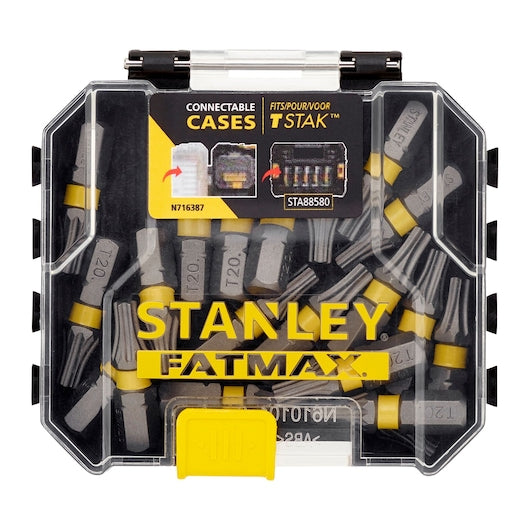 Stanley (STA88570-XJ) FATMAX® 25mm T25 Chave de Fenda Torsional com Estojo (Pacote com 20)