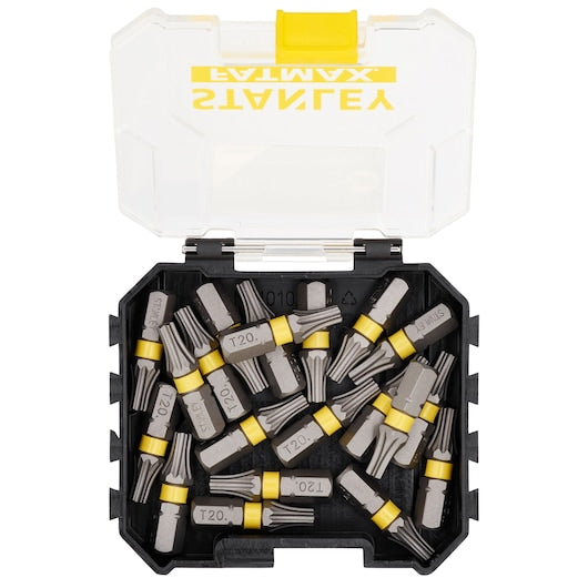 Stanley (STA88570-XJ) FATMAX® 25mm T25 Chave de Fenda Torsional com Estojo (Pacote com 20)
