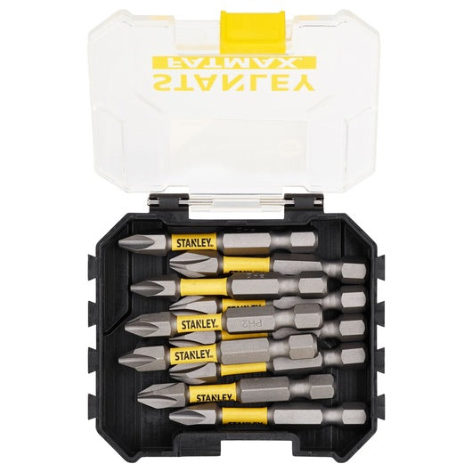 Stanley (STA88573-XJ) FATMAX® 50mm PH2 Torsion Screwdriver Bits Small Bulk Storage (10 Pk)