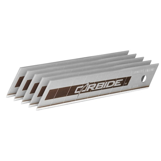Stanley (STHT0-11818) Hojas desprendibles FATMAX® CARBIDE™ de 18 mm (paquete de 5)