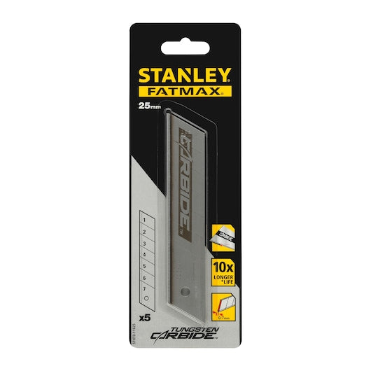 Stanley (STHT0-11825) Hoja desprendible FATMAX® CARBIDE™ de 25 mm (paquete de 5)