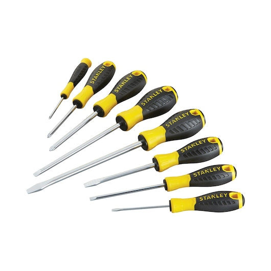 Conjunto de chaves de fenda Stanley (STHT0-60210) Essential com 8 peças.