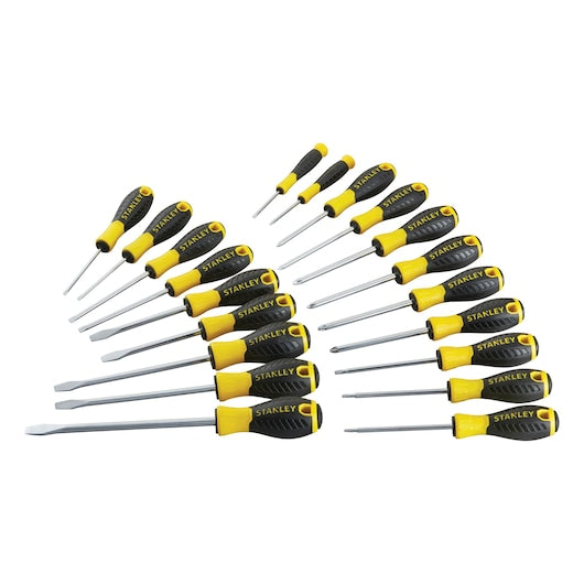 Conjunto de chaves de fenda Stanley (STHT0-60213) Essential (20 peças)