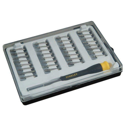 Destornillador de precisión Stanley (STHT0-62634) con juego hexagonal (32 piezas)