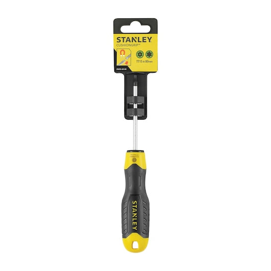Chave de fenda Stanley (STHT0-65149) CUSHION GRIP™ com soquete Torx TT15 x 80 mm