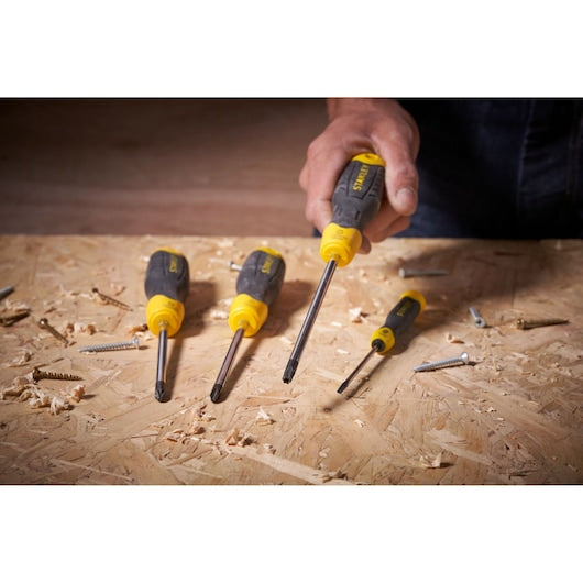 Chave de fenda Stanley (STHT0-65153) CUSHION GRIP™ com soquete Torx TT30 x 120 mm