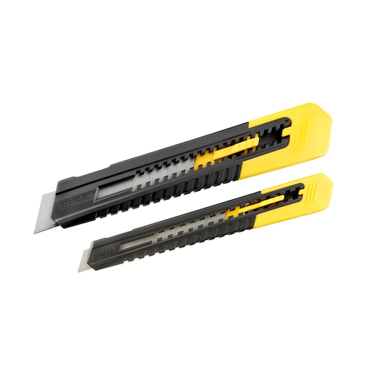 Canivete de pressão Stanley (STHT10202-0) com trava deslizante de 9 mm e 18 mm