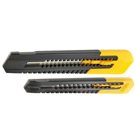 Canivete de pressão Stanley (STHT10202-0) com trava deslizante de 9 mm e 18 mm