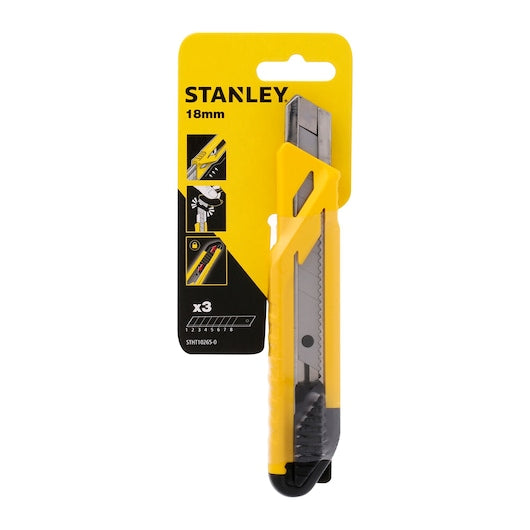 Canivete de pressão Stanley (STHT10265-0) de 18 mm com trava deslizante