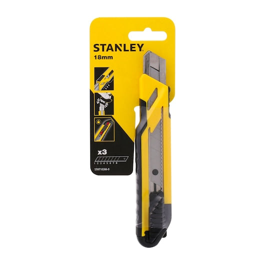 Navaja de seguridad con cierre deslizante Stanley (STHT10266-0) de 18 mm