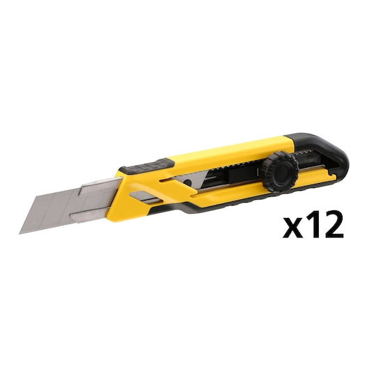 Faca de pressão Stanley (STHT10268-1) de 18 mm com trava de roda
