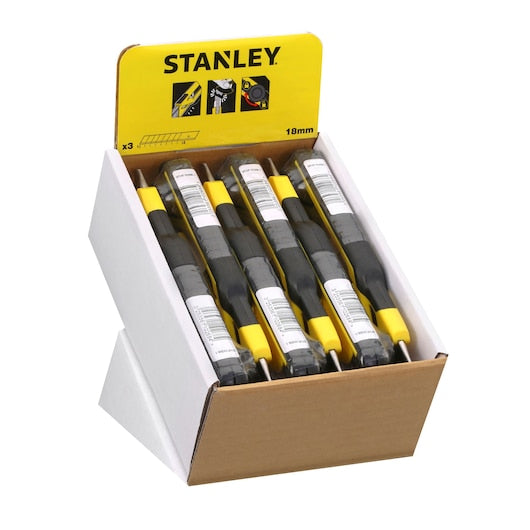 Faca de pressão Stanley (STHT10268-1) de 18 mm com trava de roda